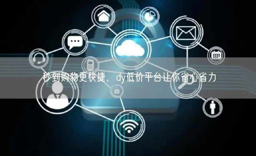 秒到购物更快捷，dy低价平台让你省心省力