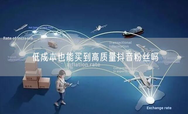 低成本也能买到高质量抖音粉丝吗