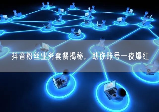 抖音粉丝业务套餐揭秘，助你账号一夜爆红