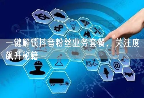 一键解锁抖音粉丝业务套餐，关注度飙升秘籍