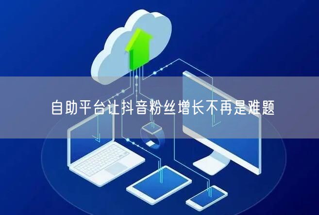 自助平台让抖音粉丝增长不再是难题
