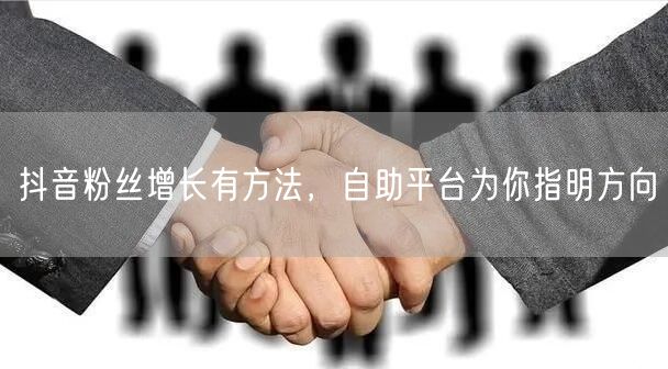 抖音粉丝增长有方法，自助平台为你指明方向