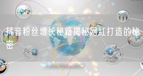 抖音粉丝增长秘籍揭秘网红打造的秘密
