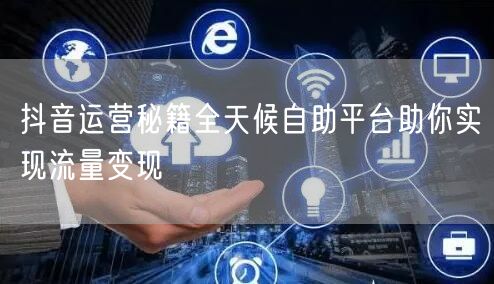抖音运营秘籍全天候自助平台助你实现流量变现