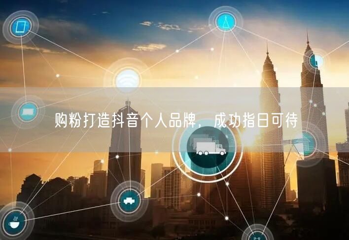 购粉打造抖音个人品牌，成功指日可待