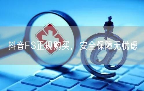 抖音FS正规购买，安全保障无忧虑